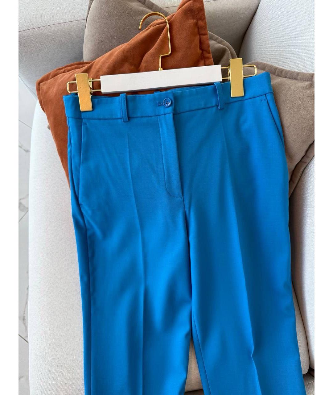 MICHAEL KORS Синие прямые брюки, фото 6