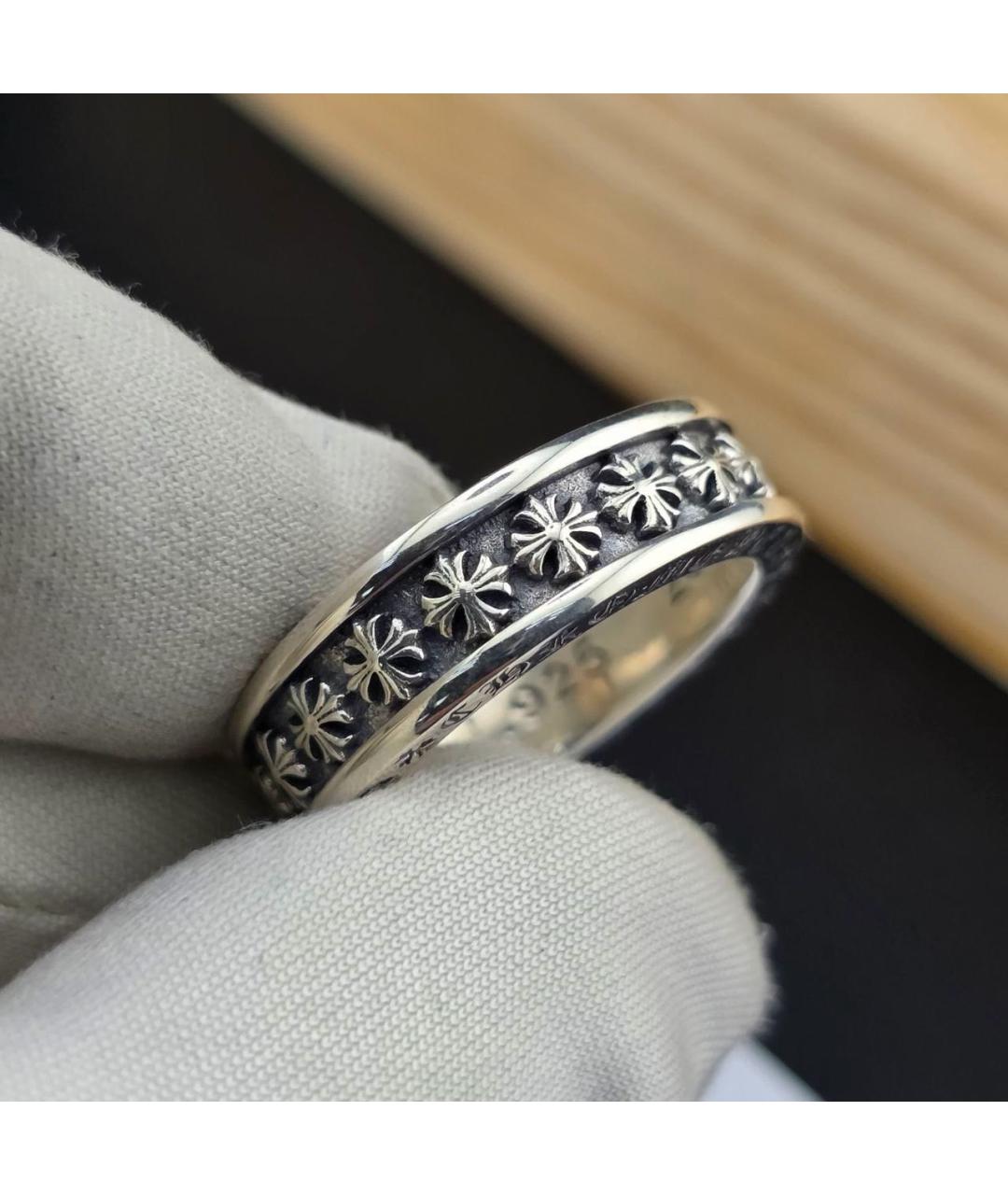 CHROME HEARTS Серебряное серебряное кольцо, фото 4
