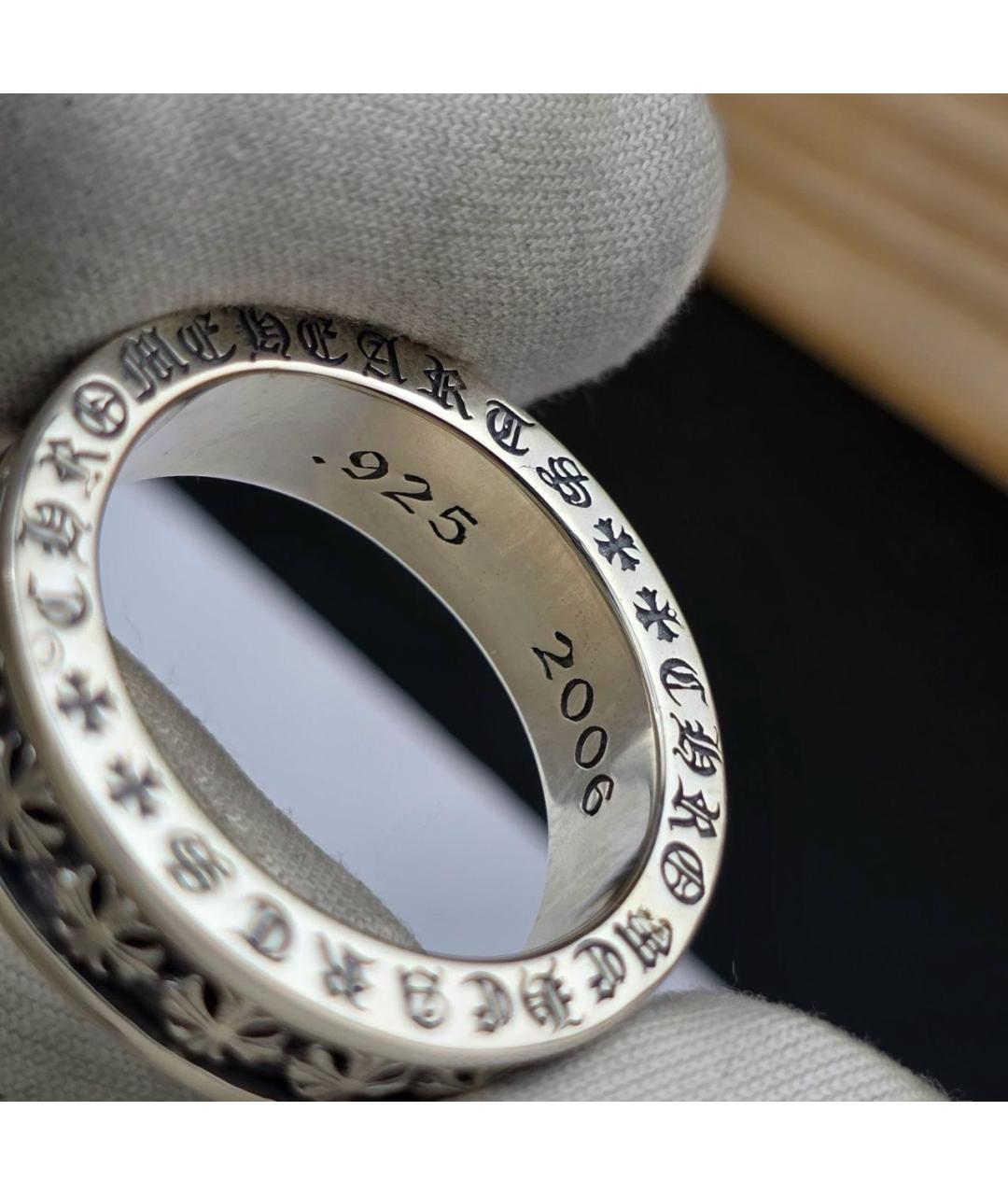 CHROME HEARTS Серебряное серебряное кольцо, фото 3