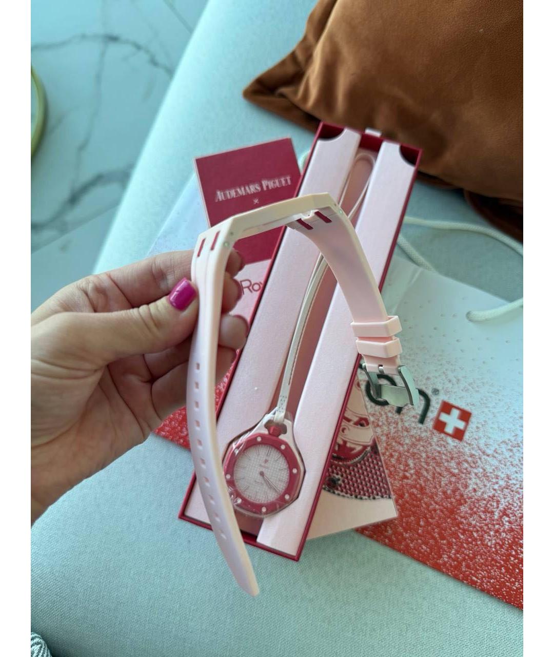 Swatch Розовые часы, фото 4