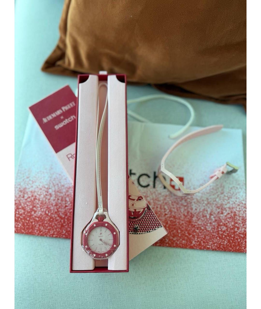 Swatch Розовые часы, фото 2