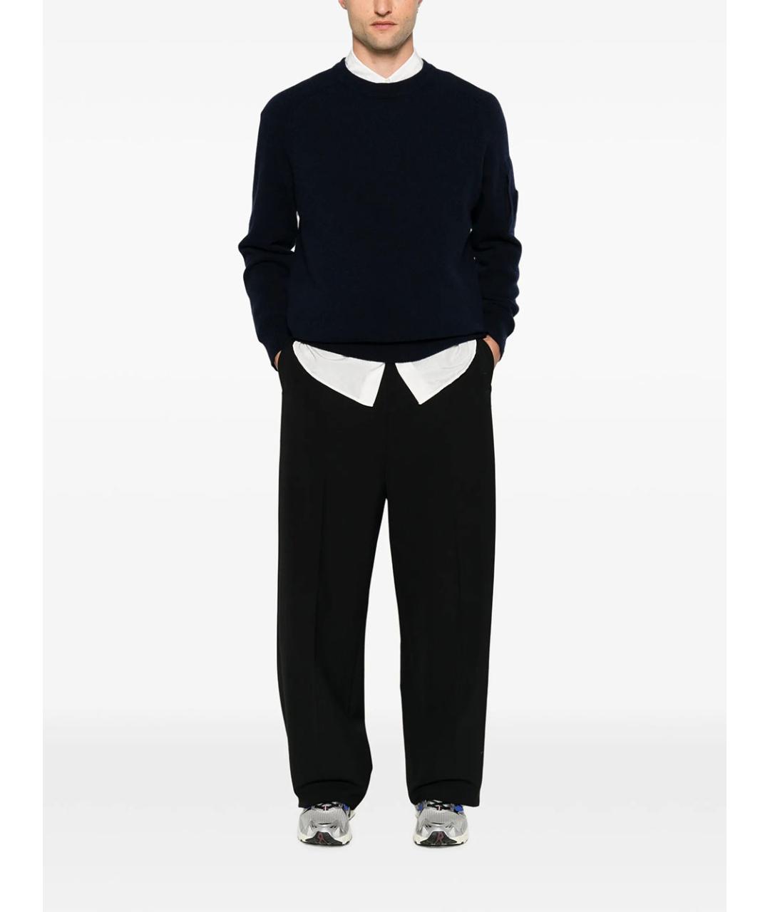 CP COMPANY Темно-синий шерстяной джемпер / свитер, фото 2
