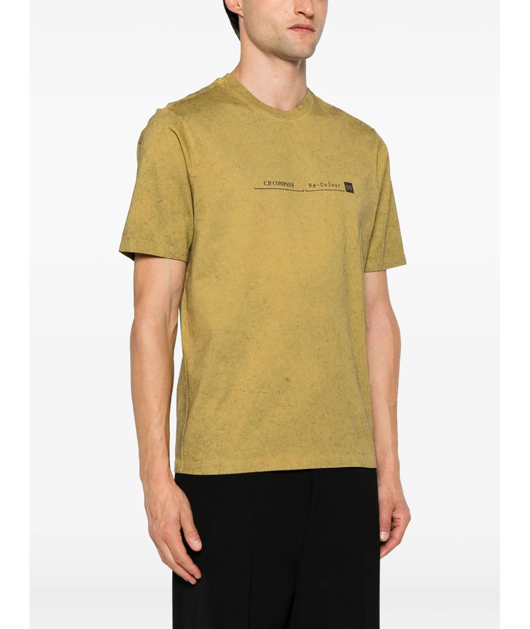 CP COMPANY Хаки хлопковая футболка, фото 5