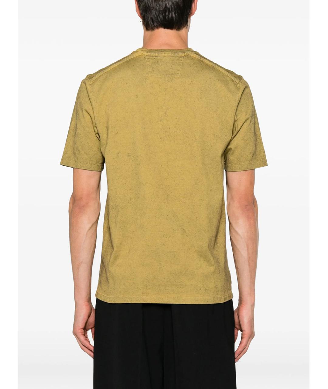 CP COMPANY Хаки хлопковая футболка, фото 4
