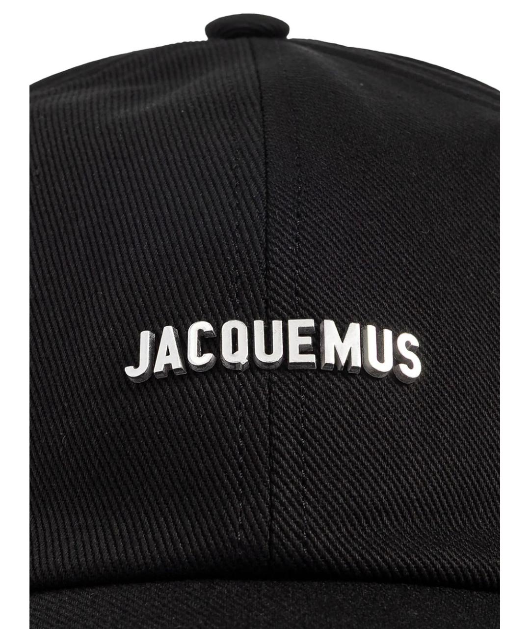 JACQUEMUS Черная хлопковая кепка/бейсболка, фото 3