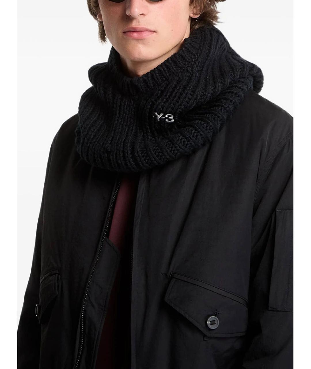 Y-3 Черная полиамидовая куртка, фото 8