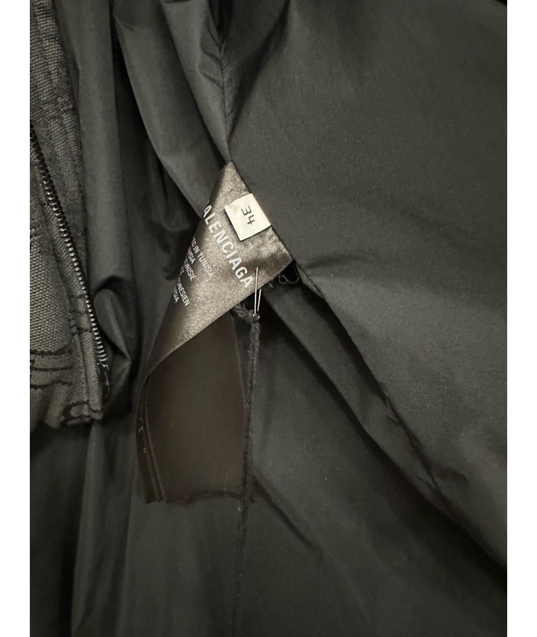 BALENCIAGA Антрацитовый пуховик, фото 6