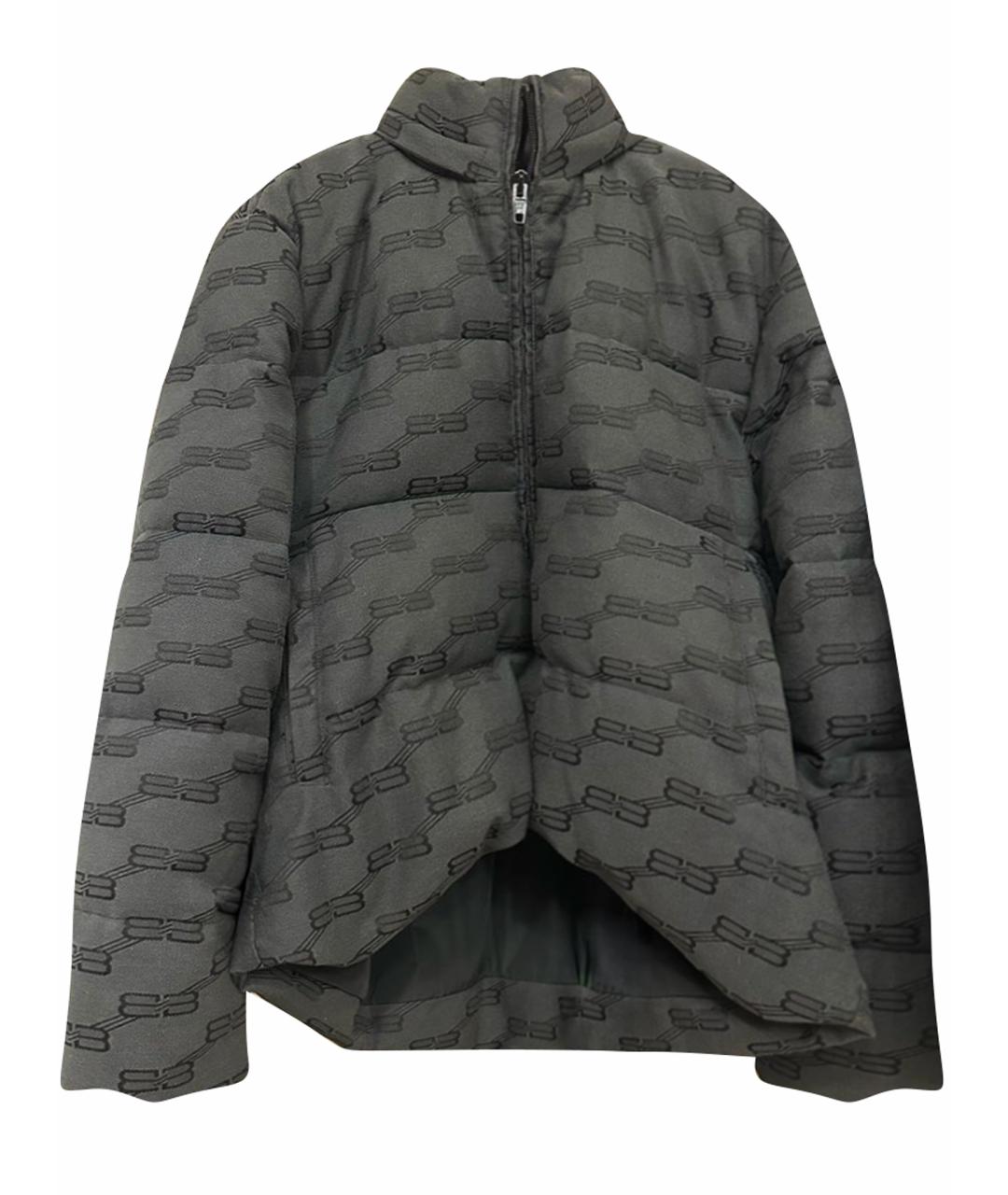BALENCIAGA Антрацитовый пуховик, фото 1