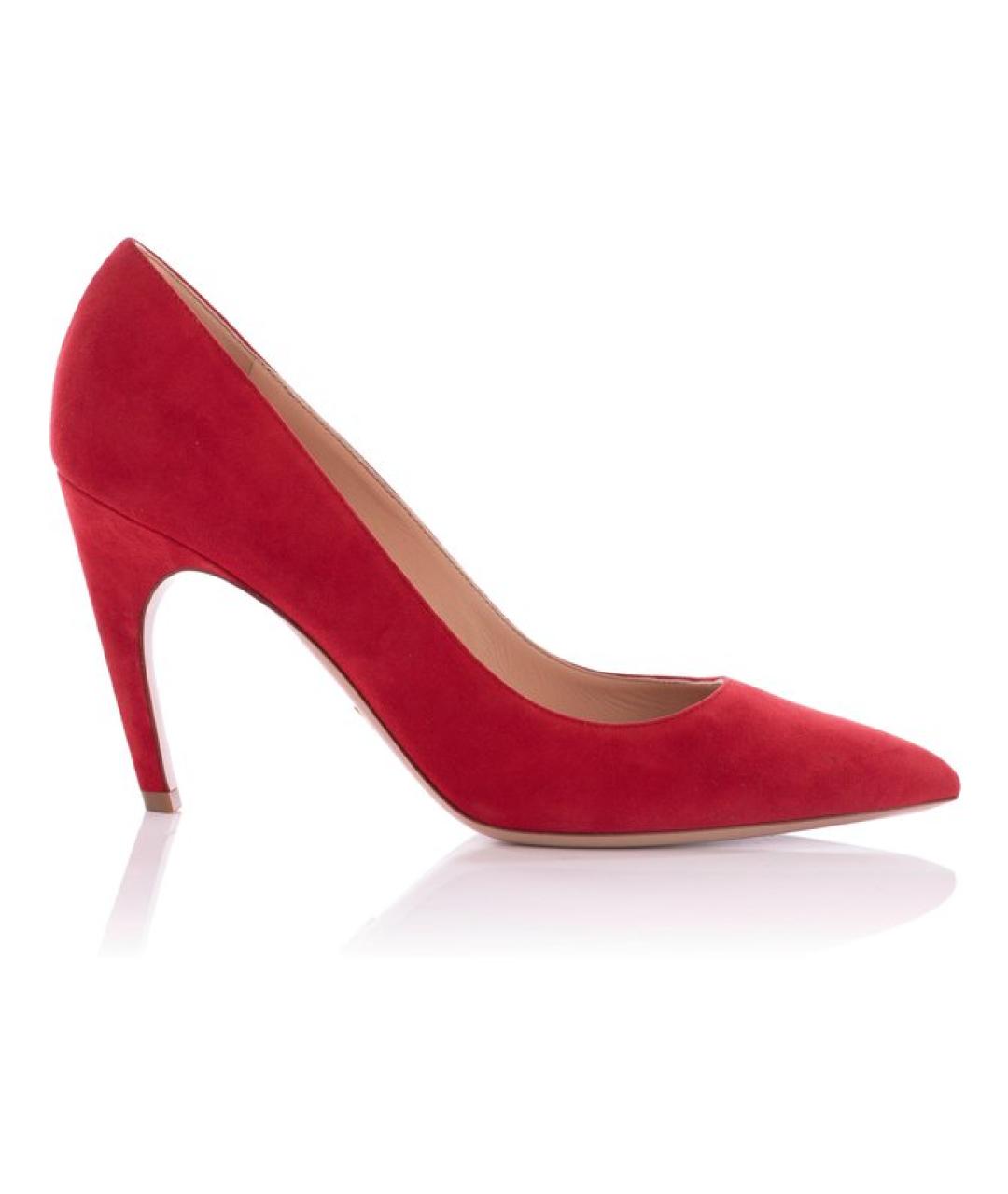 CHRISTIAN DIOR Бордовые замшевые туфли, фото 8
