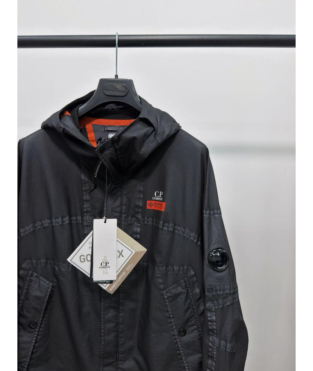 CP COMPANY Черная нейлоновая куртка, фото 2
