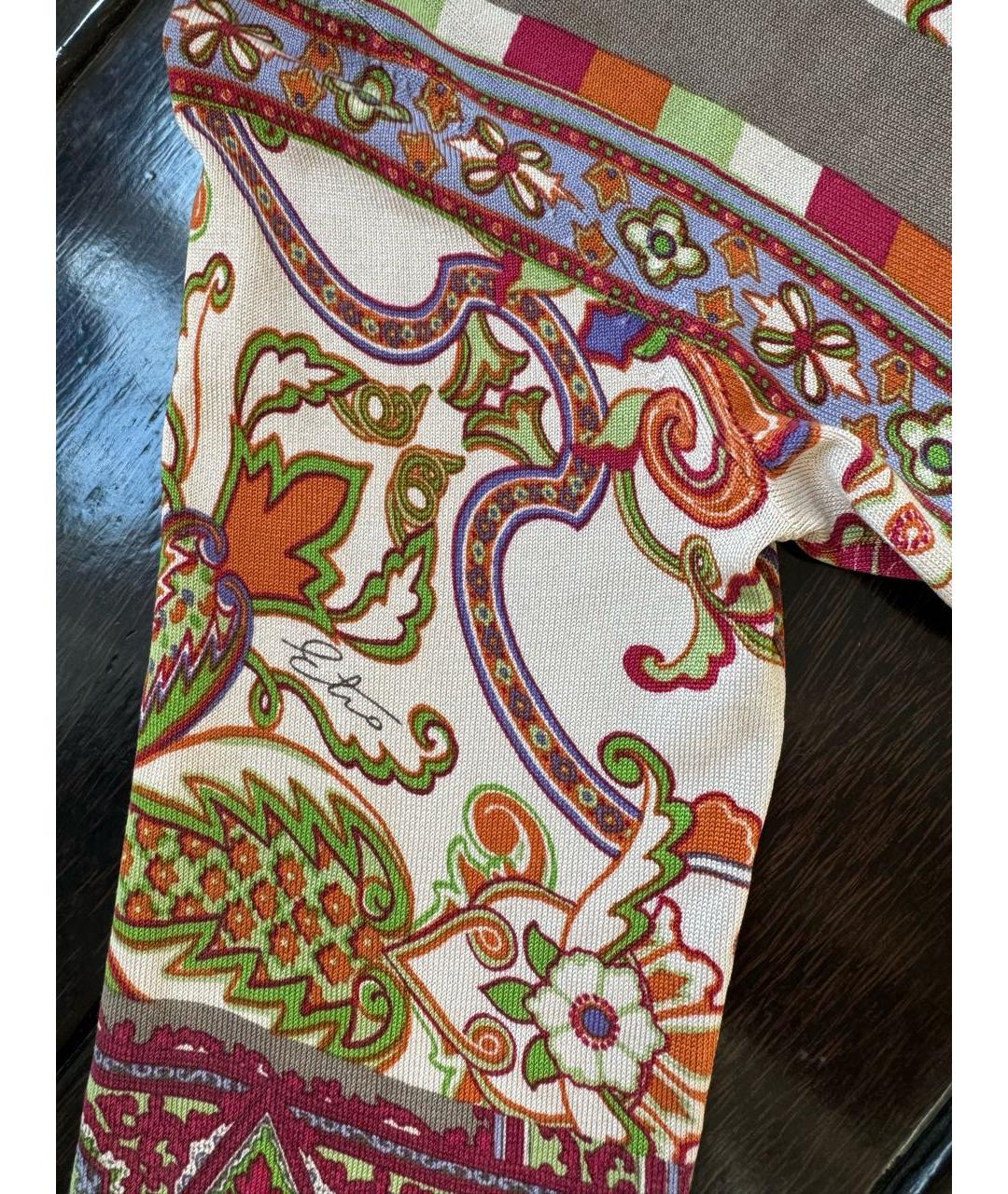 ETRO Мульти шелковый джемпер / свитер, фото 7