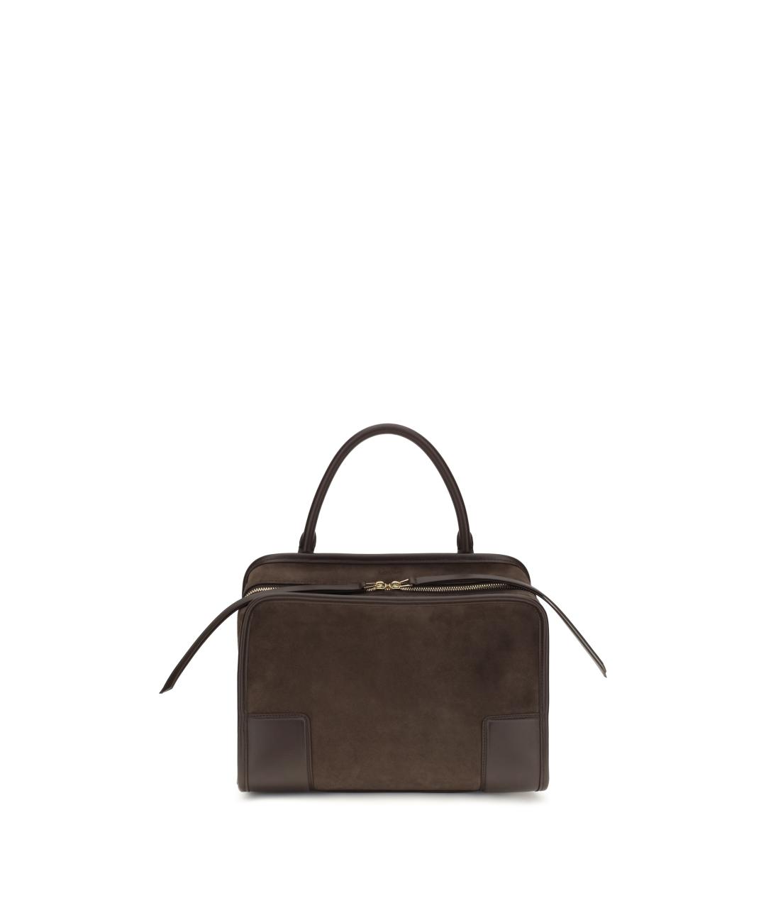 LOEWE Коричневая кожаная сумка тоут, фото 1