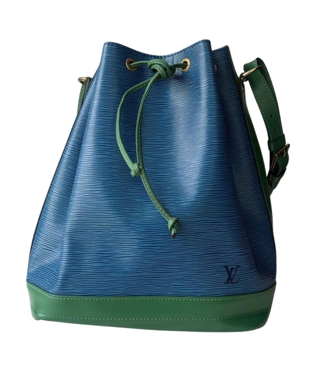 LOUIS VUITTON Синяя кожаная сумка через плечо, фото 1