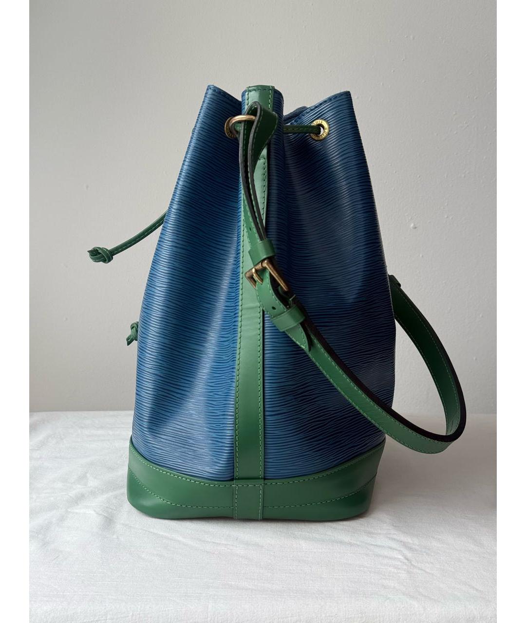 LOUIS VUITTON Синяя кожаная сумка через плечо, фото 2