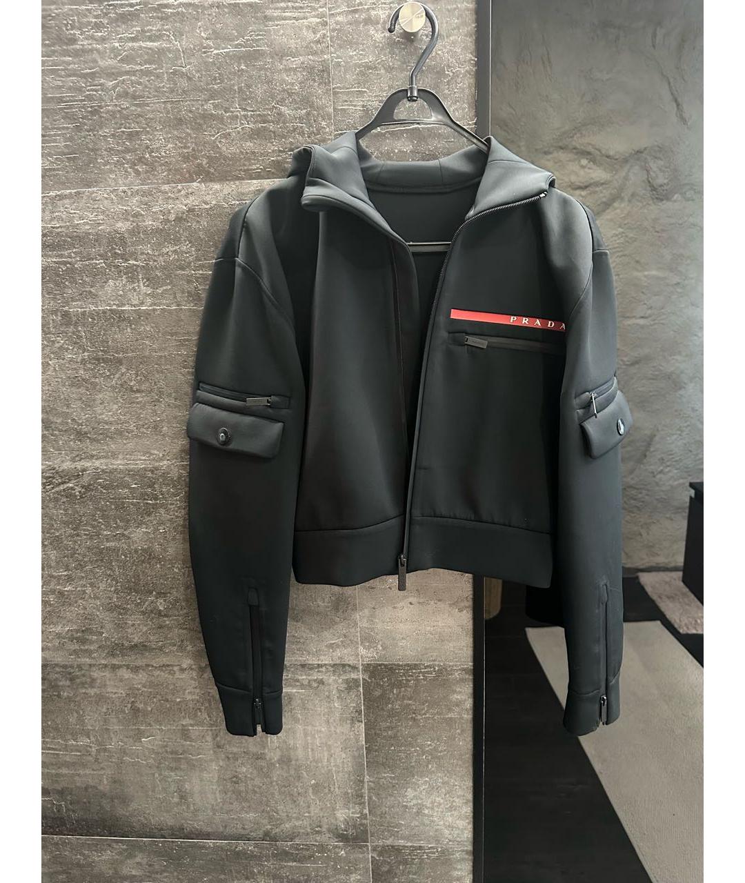 PRADA Черный полиэстеровый спортивные костюмы, фото 5