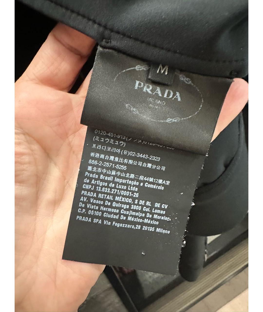 PRADA Черный полиэстеровый спортивные костюмы, фото 7