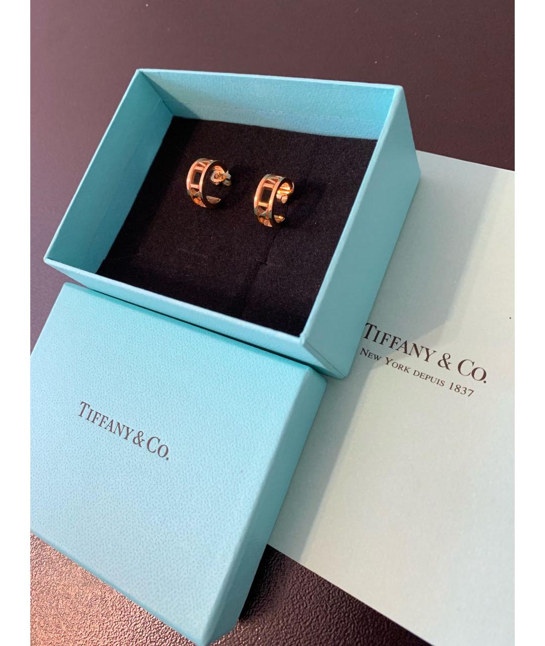 TIFFANY&CO Золотые серьги из розового золота, фото 2