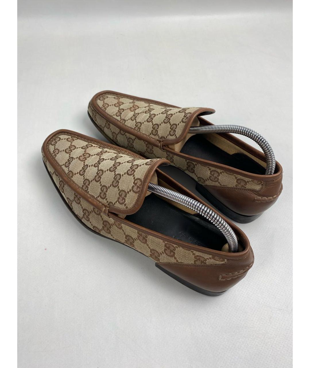 GUCCI Коричневые лоферы, фото 6