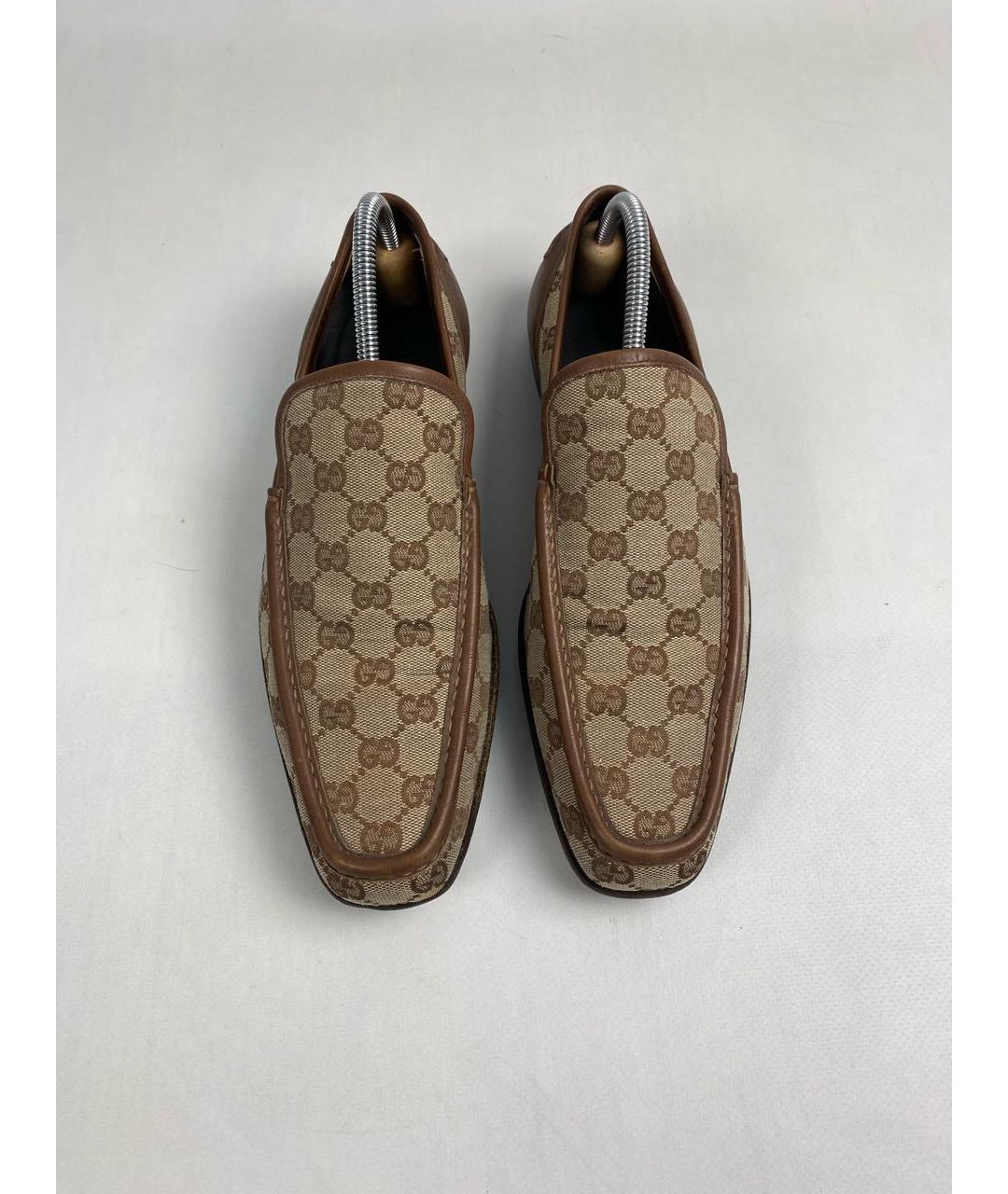 GUCCI Коричневые лоферы, фото 3