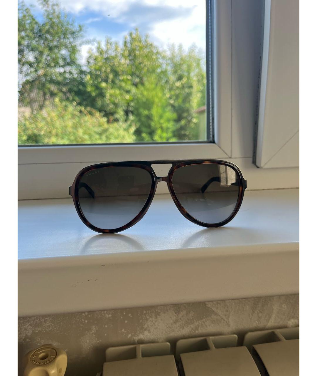 GUCCI Пластиковые солнцезащитные очки, фото 7