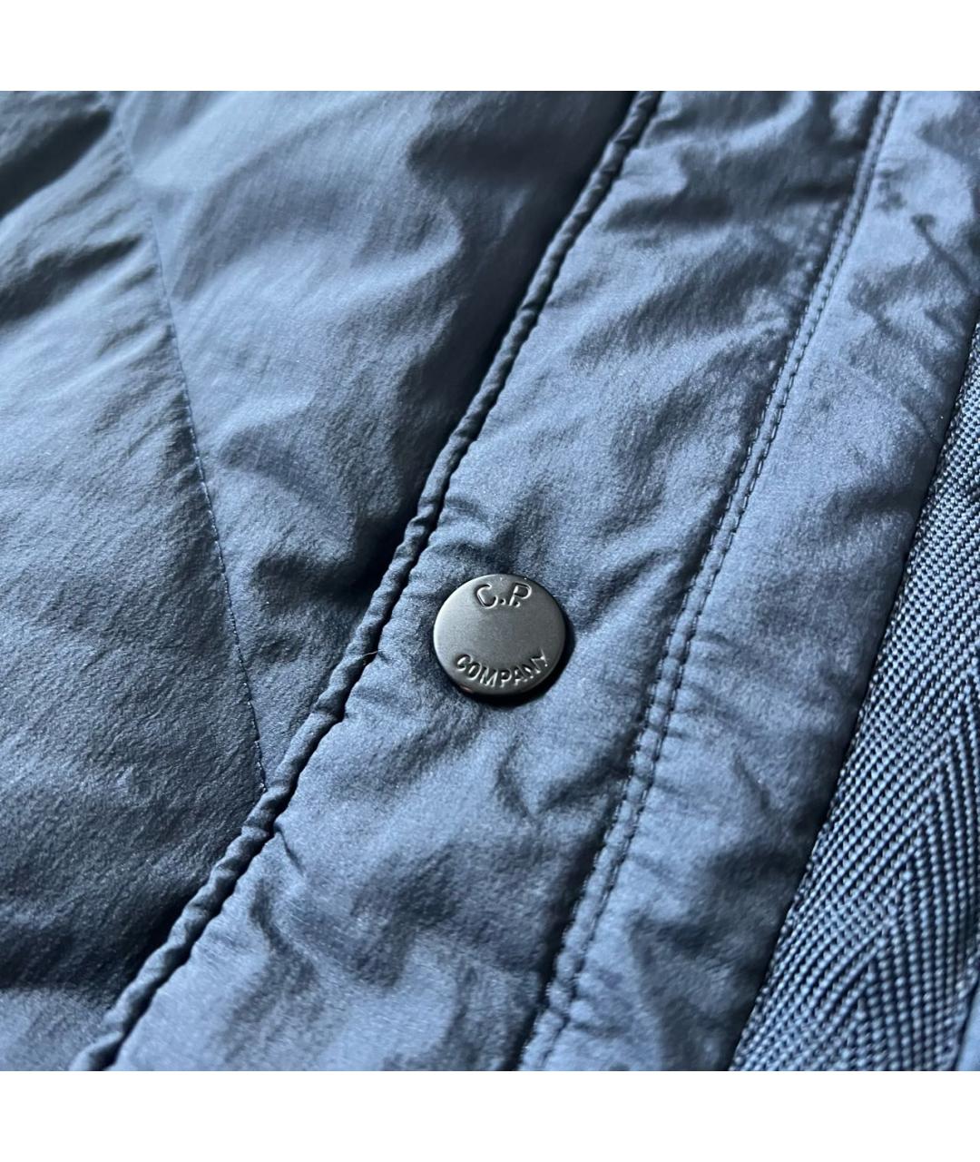 CP COMPANY Темно-синий нейлоновый жилет, фото 4
