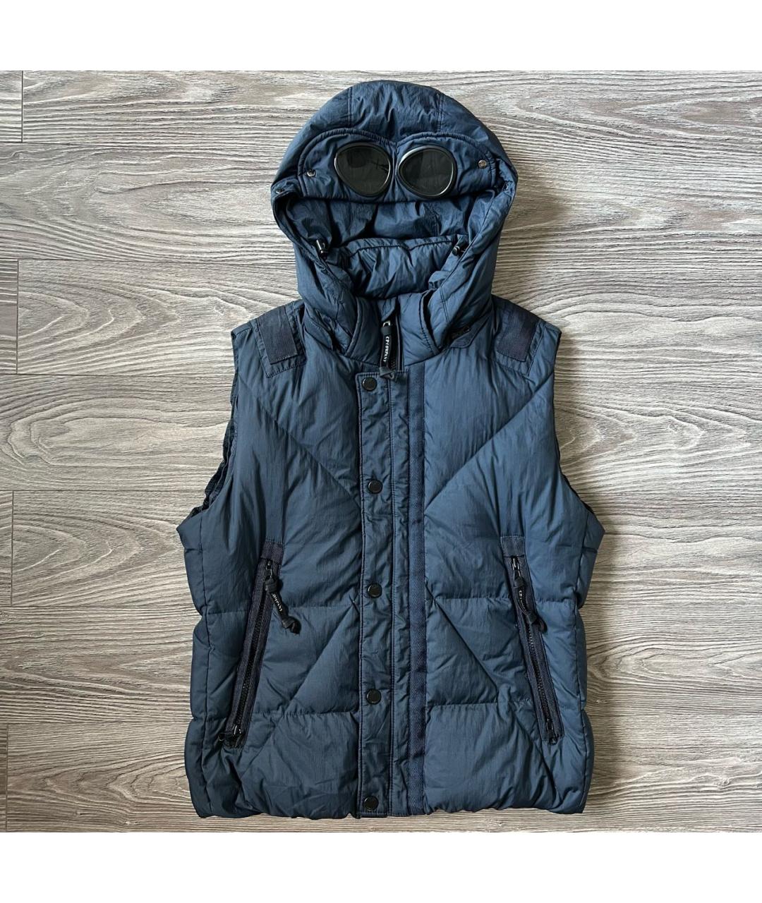 CP COMPANY Темно-синий нейлоновый жилет, фото 9