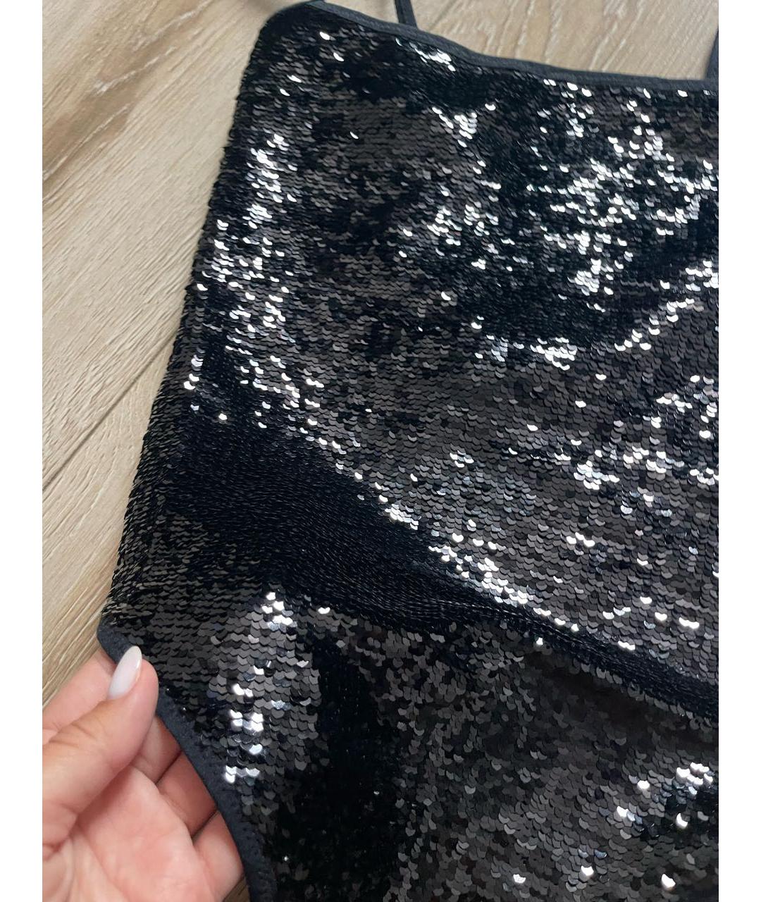 WOLFORD Черное полиэстеровое боди, фото 2