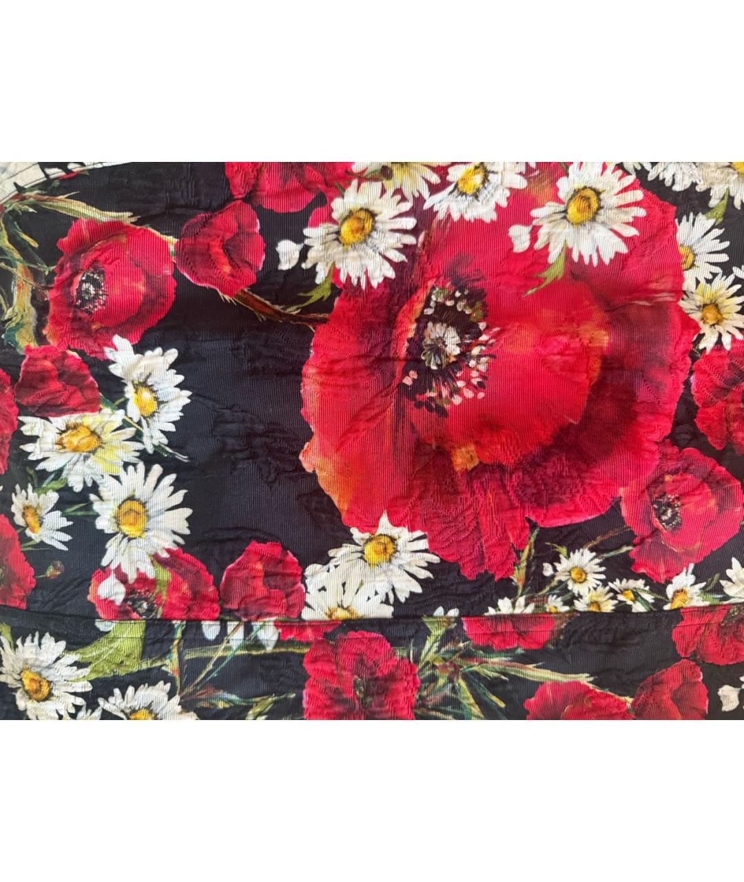 DOLCE&GABBANA Мульти хлопковая юбка миди, фото 7
