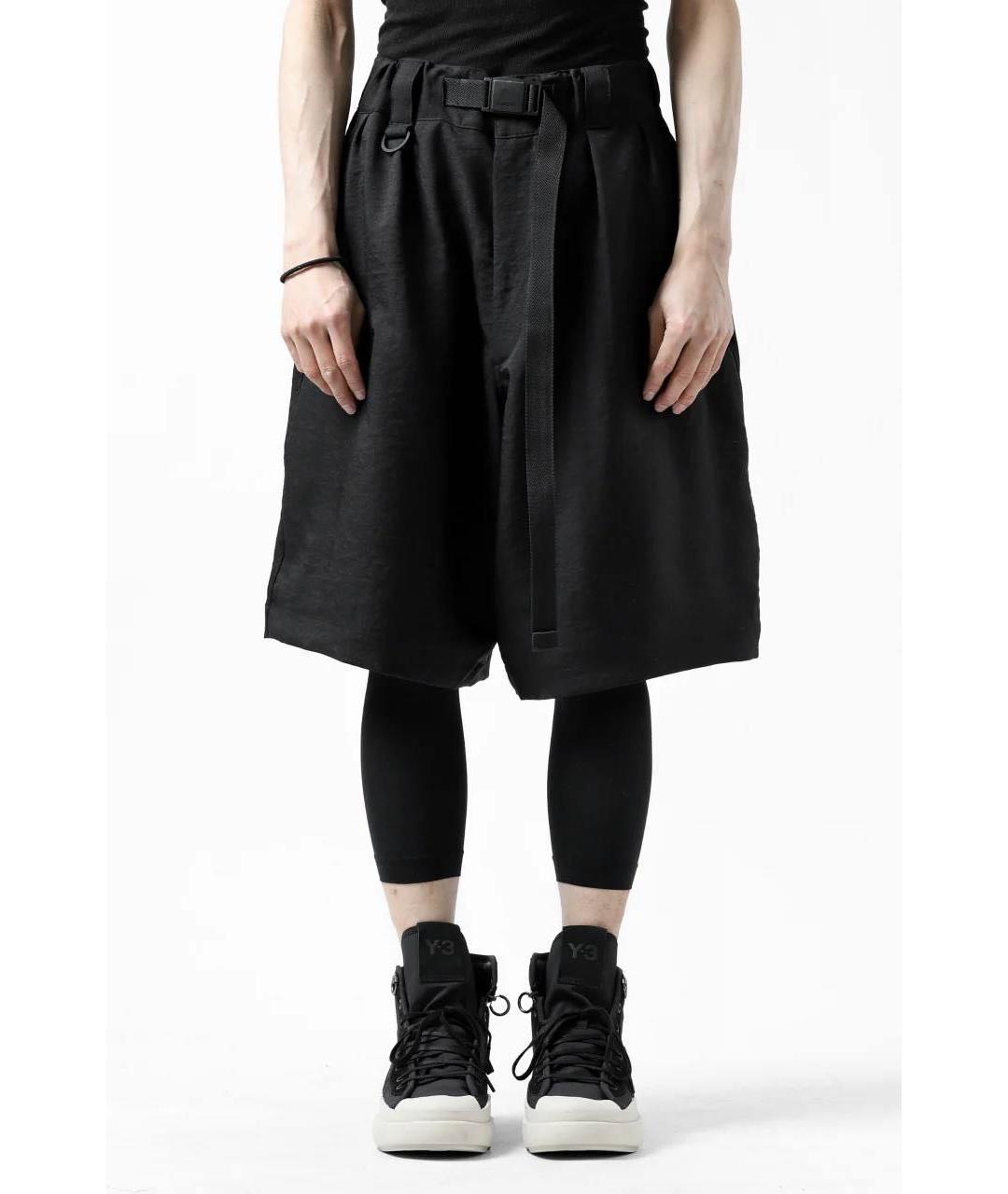 Y-3 Черные шорты, фото 3