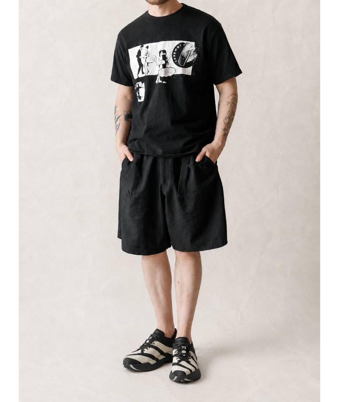 CAV EMPT Черная хлопковая футболка, фото 4