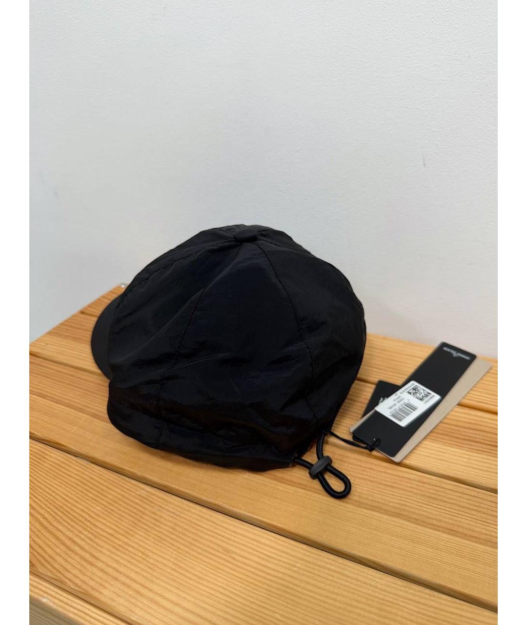 STONE ISLAND Черная синтетическая кепка/бейсболка, фото 3