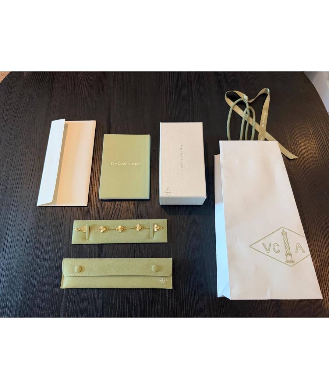 VAN CLEEF & ARPELS Золотой браслет из желтого золота, фото 4