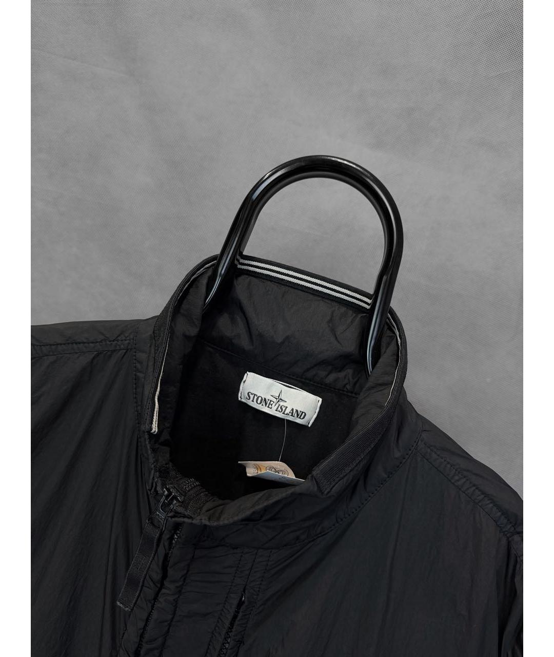 STONE ISLAND Черная куртка, фото 3