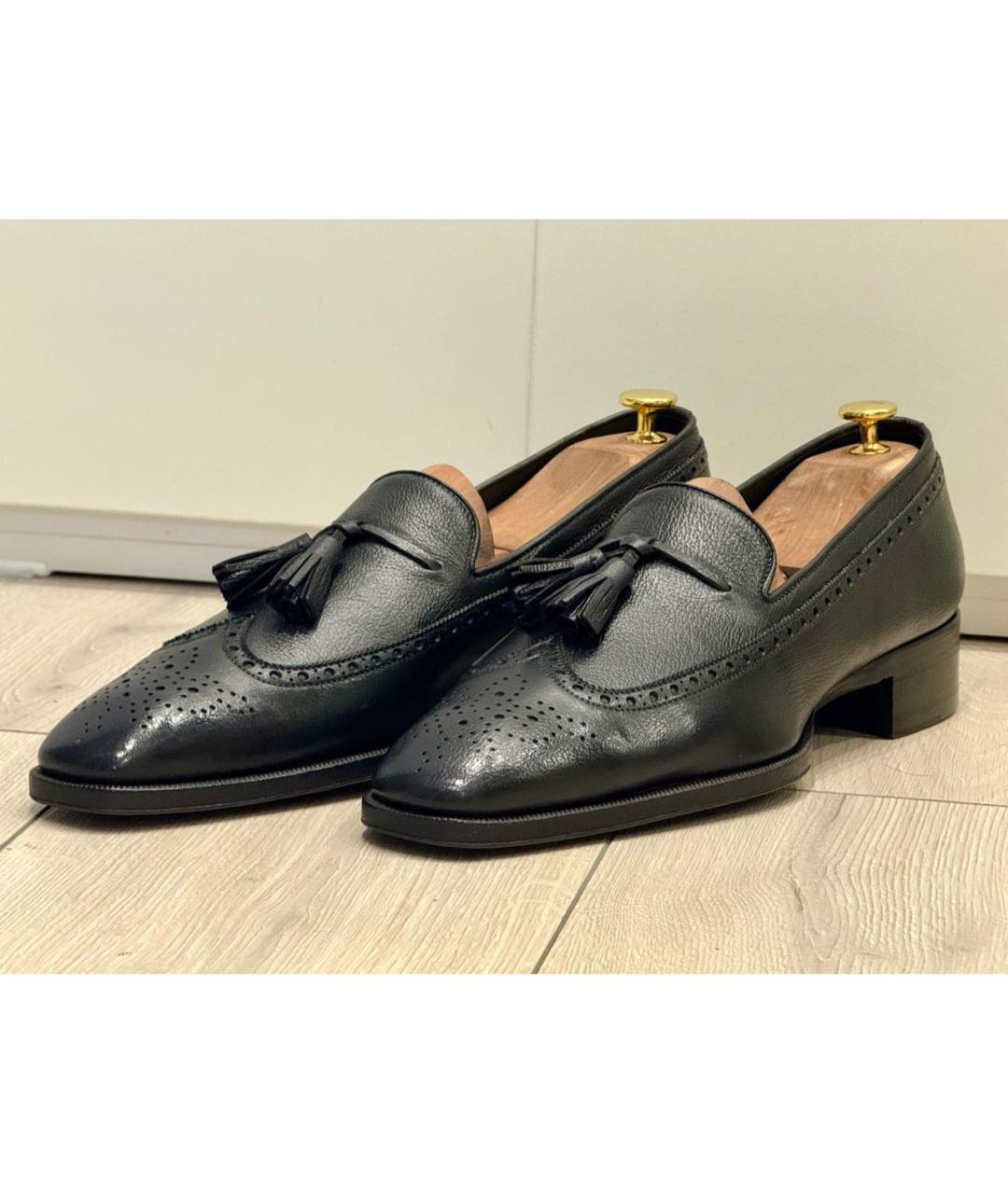 TOM FORD Черные кожаные лоферы, фото 5