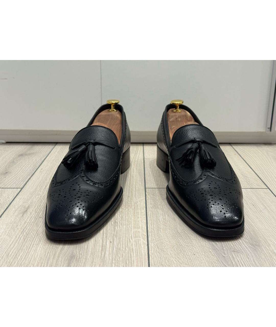 TOM FORD Черные кожаные лоферы, фото 2