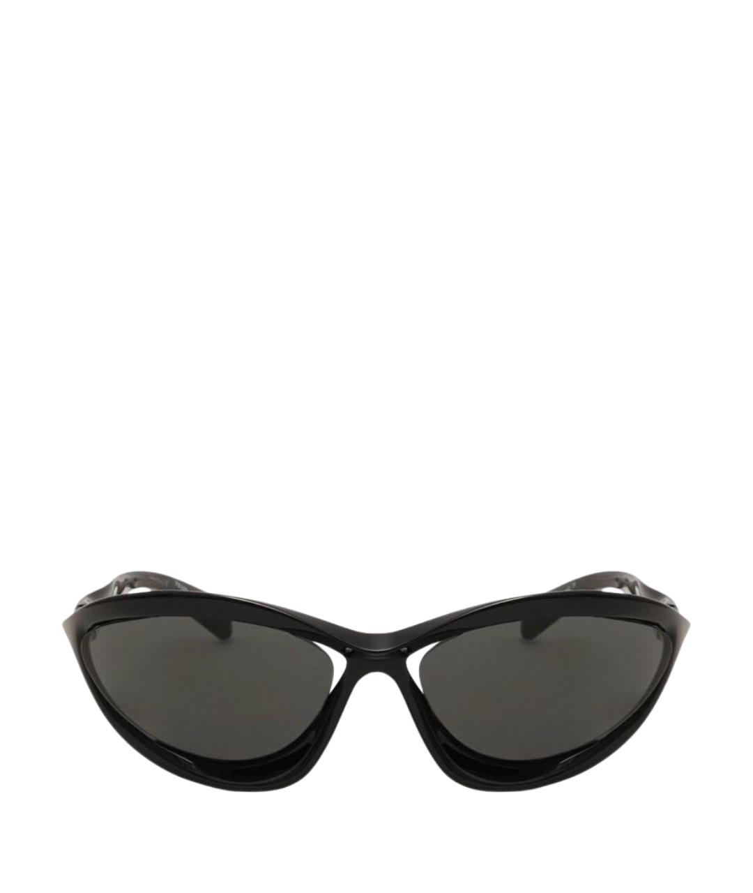 PRADA Черные пластиковые солнцезащитные очки, фото 1