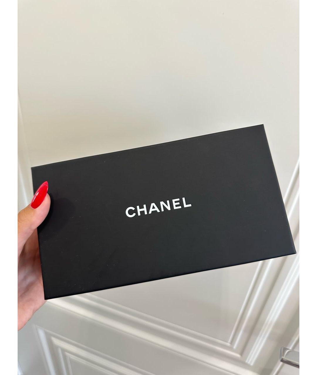 CHANEL Черные пластиковые солнцезащитные очки, фото 4