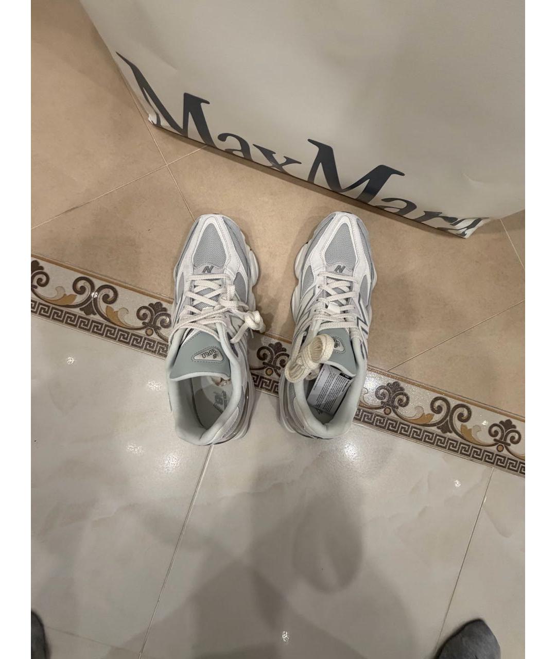NEW BALANCE Белые текстильные низкие кроссовки / кеды, фото 3