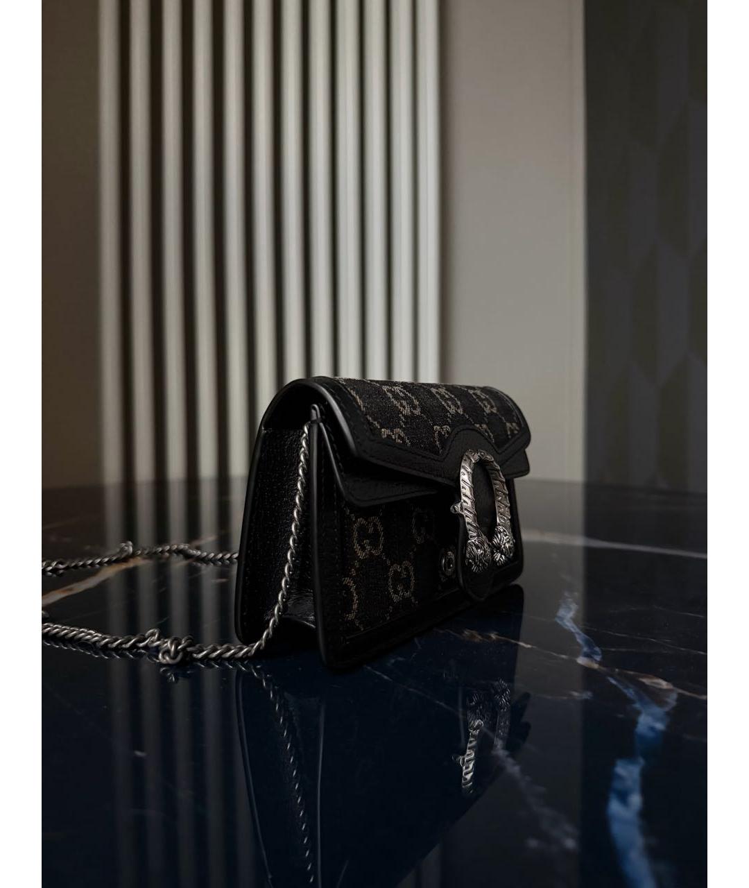 GUCCI Черная сумка через плечо, фото 2
