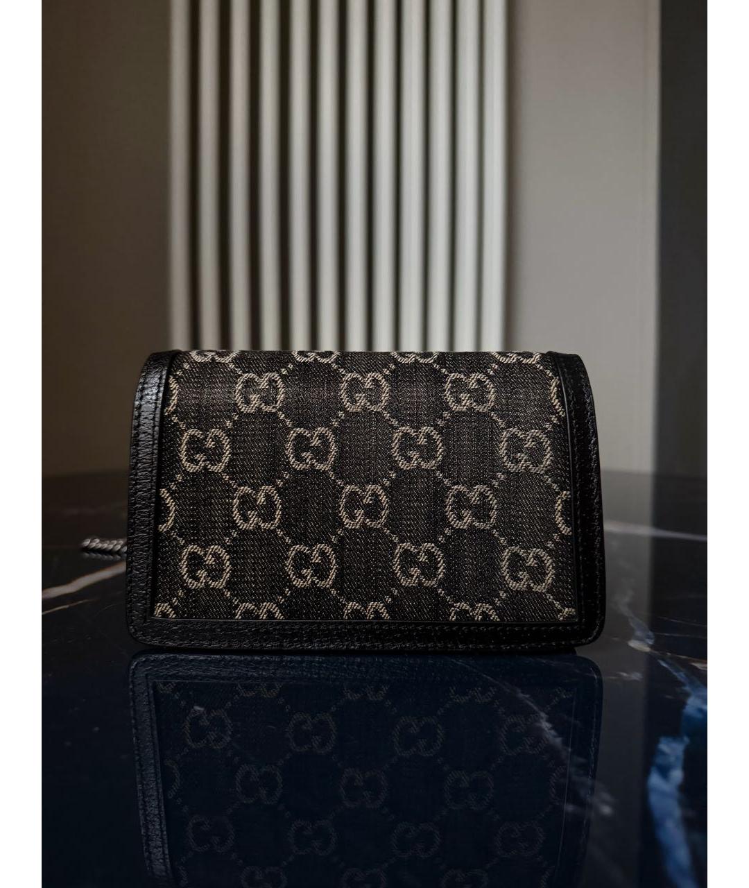 GUCCI Черная сумка через плечо, фото 3