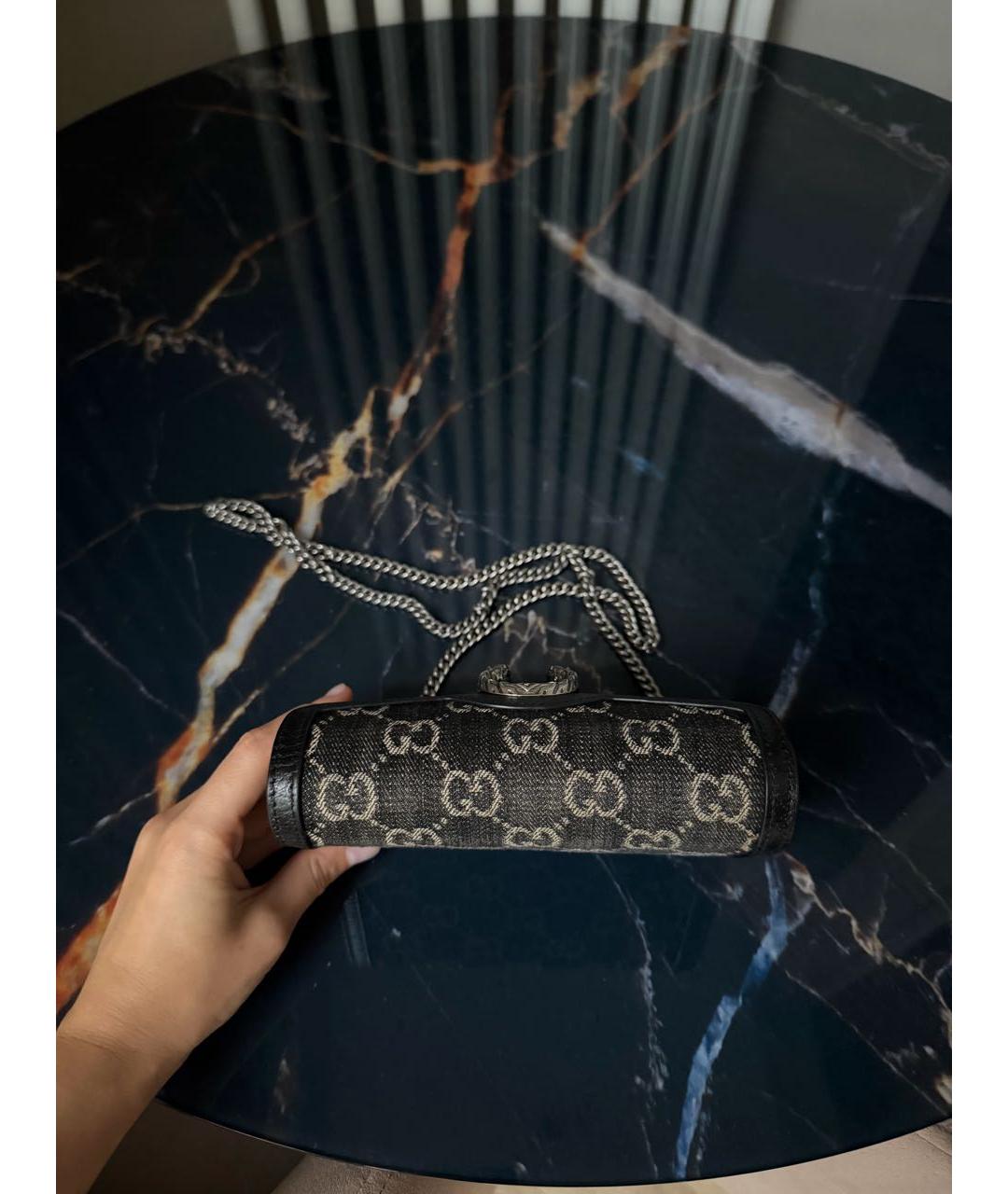 GUCCI Черная сумка через плечо, фото 5