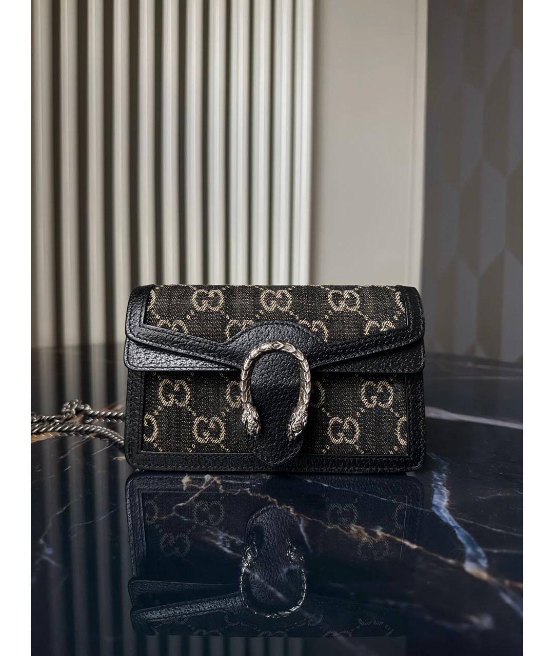 GUCCI Черная сумка через плечо, фото 9