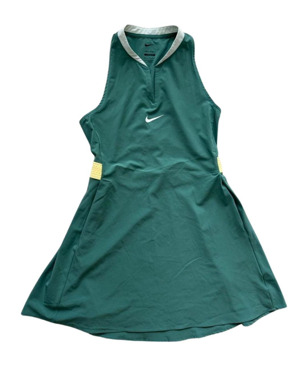 NIKE Зеленое хлопковое платье, фото 1