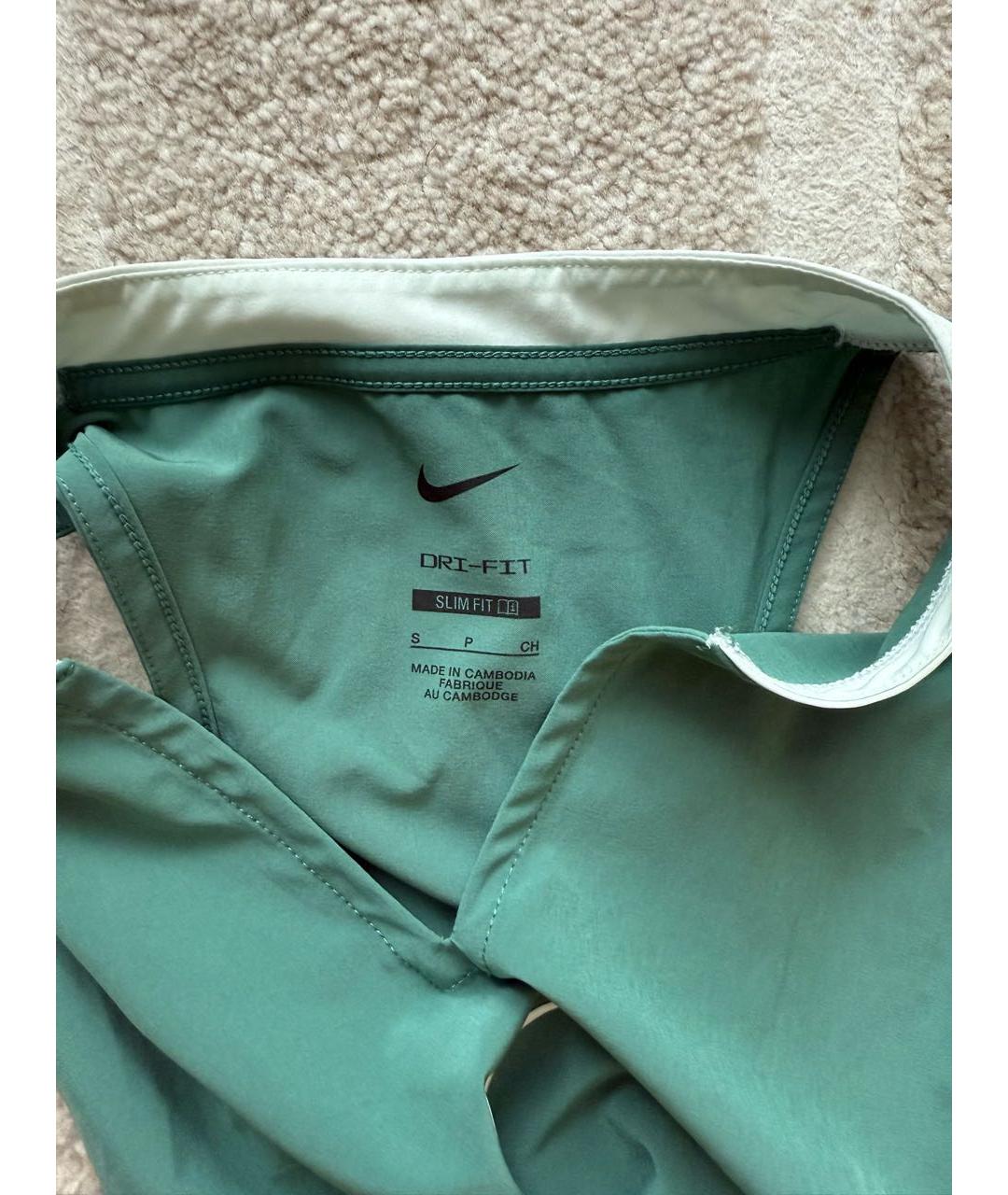 NIKE Зеленое хлопковое платье, фото 4