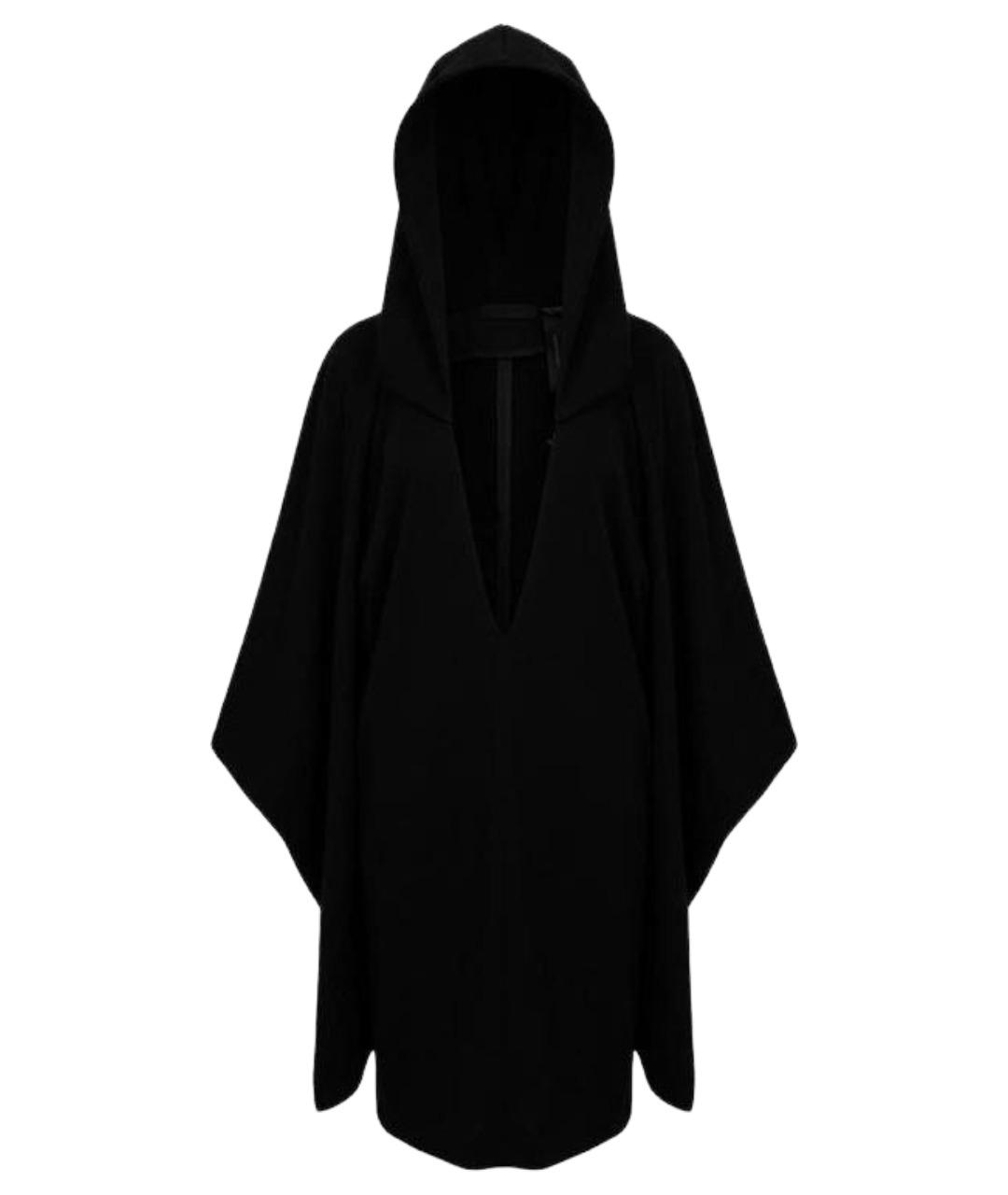 MAISON MARGIELA Черное шерстяное повседневное платье, фото 1