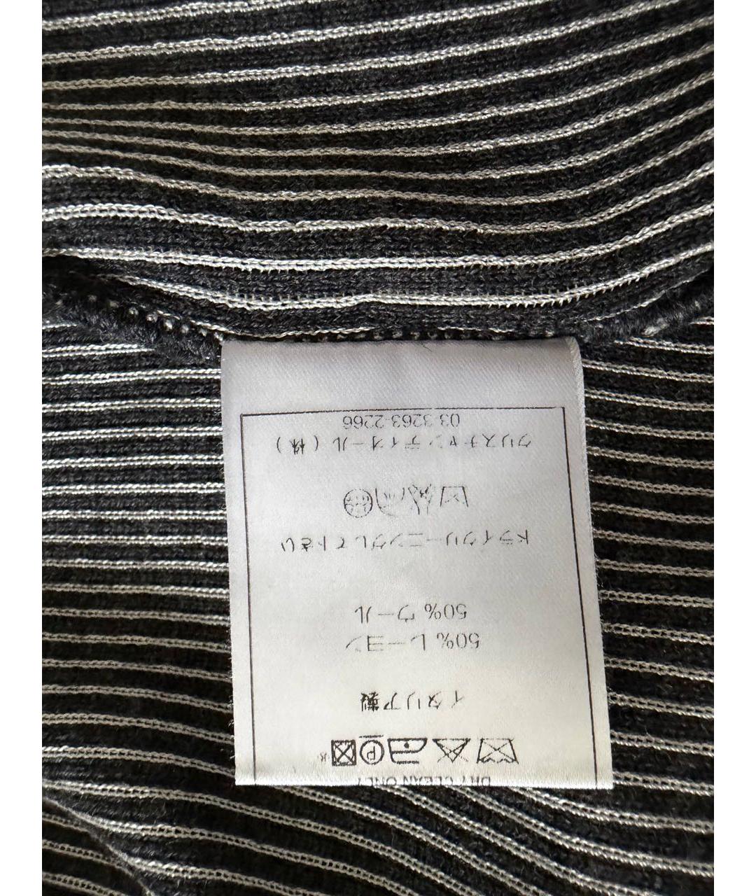 CHRISTIAN DIOR Серая хлопковая майка, фото 6