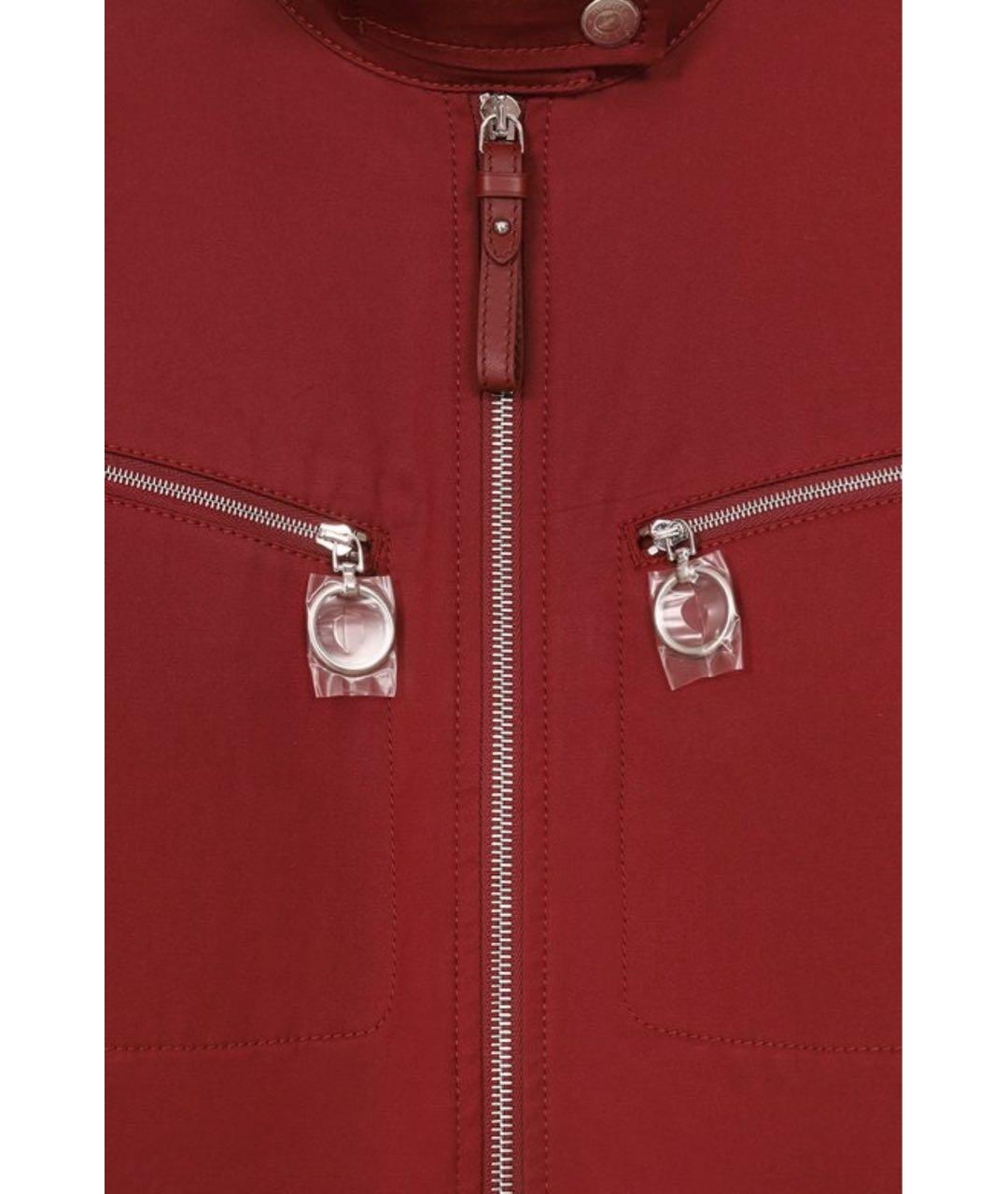HERMES Бордовый хлопковый комбинезон, фото 3