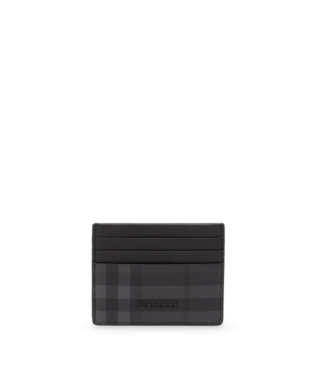 BURBERRY Серый полиуретановый кардхолдер, фото 1
