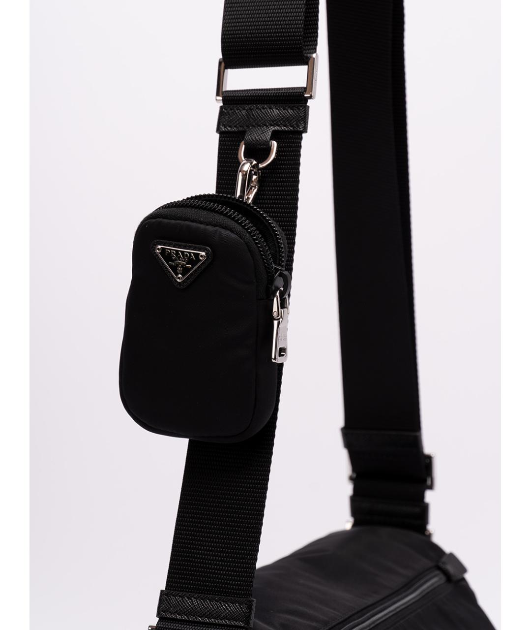 PRADA Черная нейлоновая сумка через плечо, фото 3