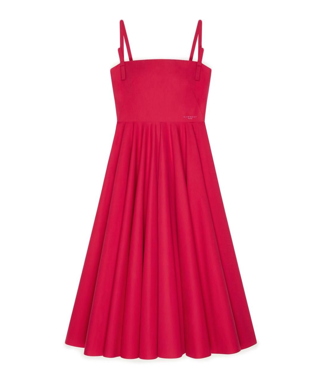 GIVENCHY Розовое хлопковое платье, фото 1